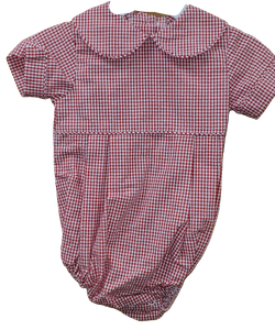 Boys Bubble Red Check