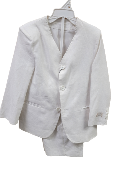White Eaton Suit, Linen*
