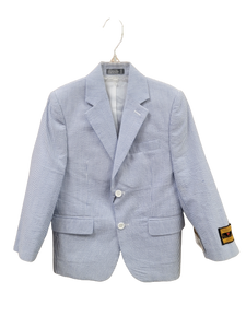 Jacket, Blue Seersucker