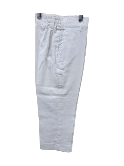 Pant, White Linen