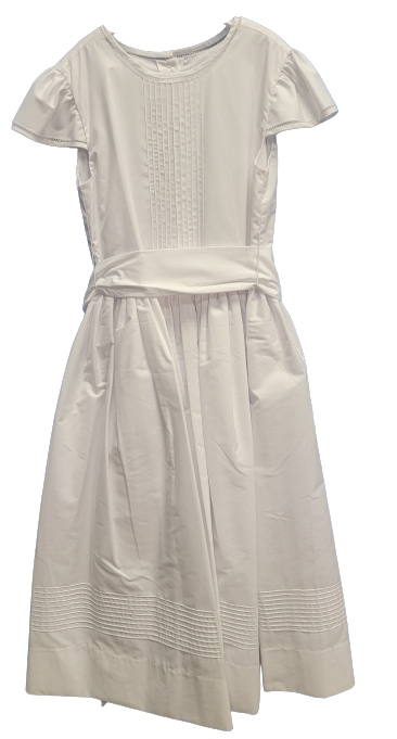 Communion Dress, White by LuLu BeBe, LLBMARY301STC* 7 Communion Dress, White by LuLu BeBe, LLBMARY301STC* 7