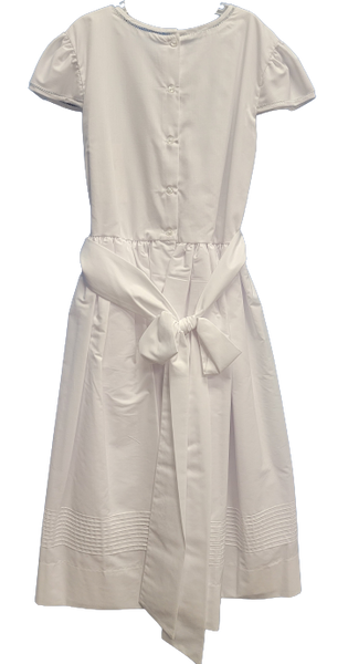 Communion Dress, White by LuLu BeBe, LLBMARY301STC