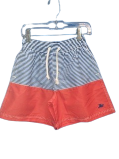 Boys Swimsuit Royal Stripe/Red