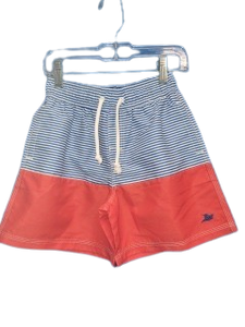 Boys Swimsuit Royal Stripe/Red