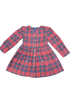 Tartan Dress - Red Plaid