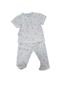 Safari Footie 2 PC Short Sleeve Footie Pajamas