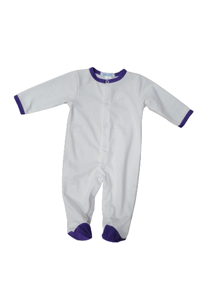 LSU Footie Pajamas
