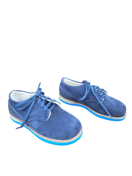 Navy Suede Oxford