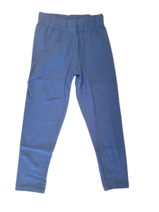 Elastane Jersey Leggings - Navy