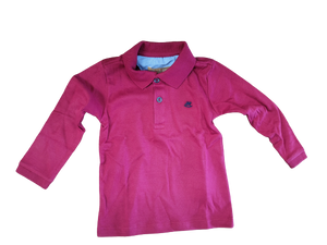 Soft Jersey Cotton Polo Shirt - Red