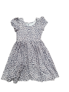 Tan Leopard Hugs Twirl Dress
