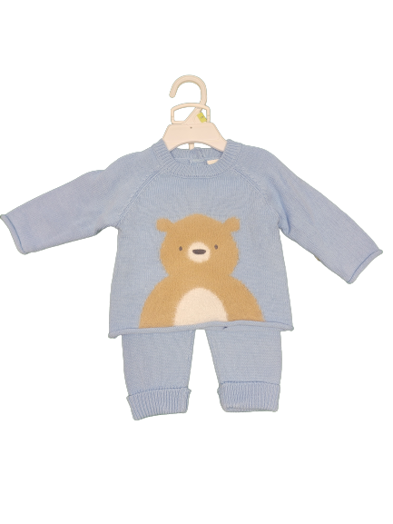 BLUE BEAR SWEATER SET