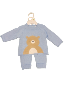 BLUE BEAR SWEATER SET