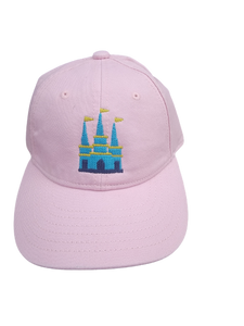 KIDS CASTLE ON LIGHT PINK HAT