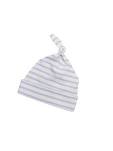 Kissy Love Basics Stripes Knotted Hat - Lilac