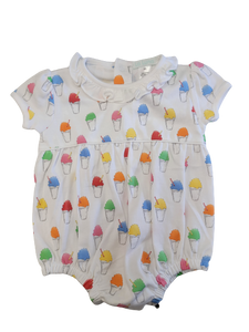 Pima Short Sleeve Girls Bubble - Snoball