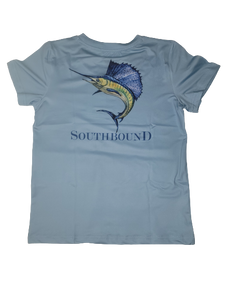TEE, MARLIN, BLUE