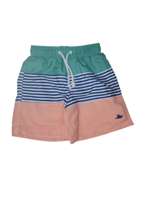 BOYS SWIMSUIT, ROYAL COLOR BLOCK