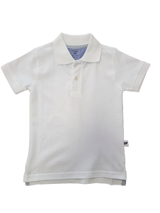 Solid Polo Shirt - White