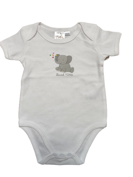 Baby Ganz Love Tons Elephant  Onesie