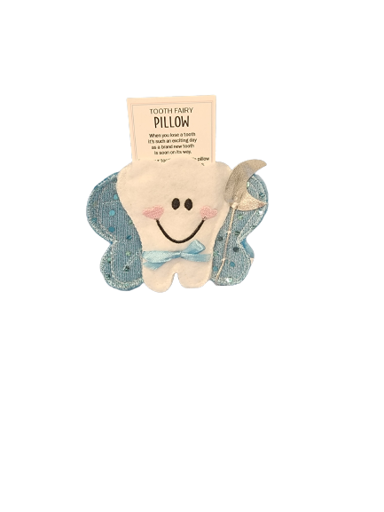 Tooth Fairy Pillow Blue