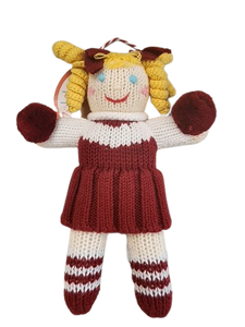 Knit Cheerleader Maroon and White