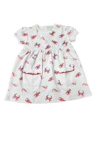 Girls Crawfish Dress w/Pockets