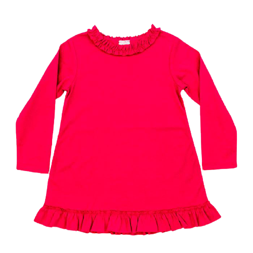 KNIT BETSY TOP, BRIGHT FUCHSIA
