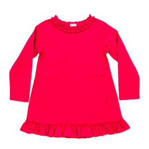 KNIT BETSY TOP, BRIGHT FUCHSIA