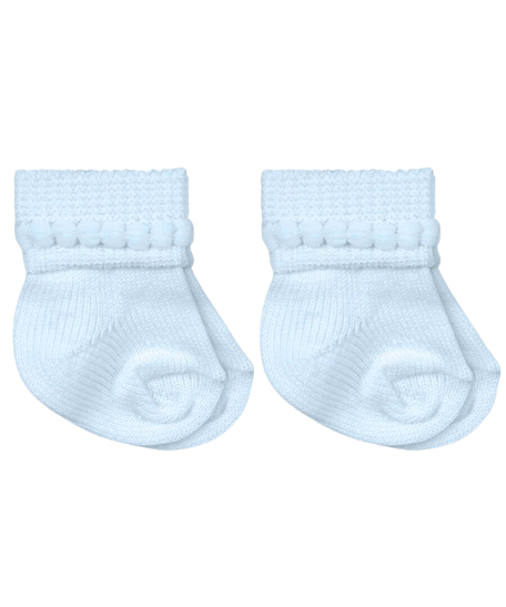 Jefferies Socks Bubble Bootie 2 Pair Pack - Blue