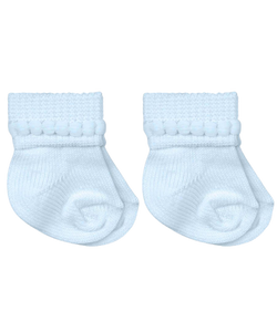 Jefferies Socks Bubble Bootie 2 Pair Pack - Blue