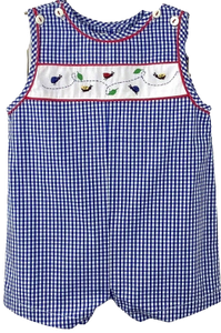 Sunsuit with Beetle Embroidery