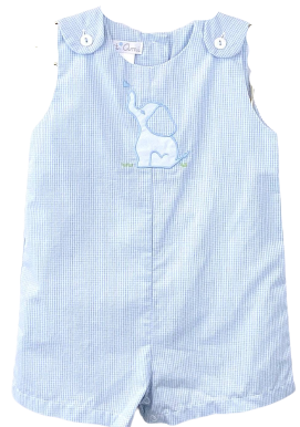 Elephant Applique Sunsuit