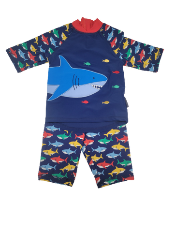2-Piece Sun Protection Suit - Shark