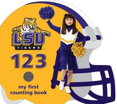 LSU Tigers 123 My 1st Counting Book