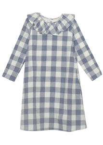 Wispering Winds Plaid Woven Dress