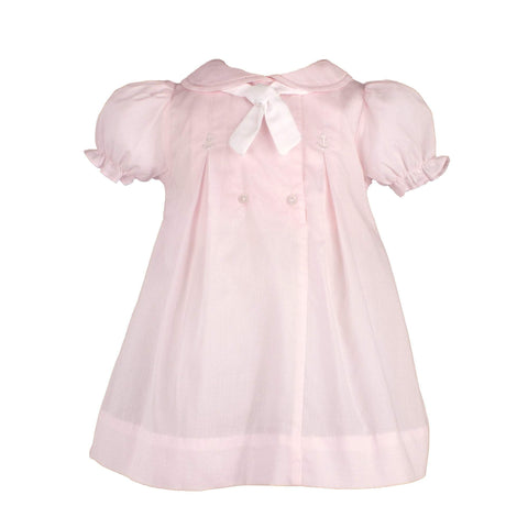 Classic Nautical Dress-Pink