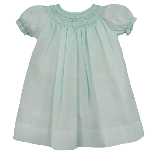 Bishop Smocked Daygown with Pearls