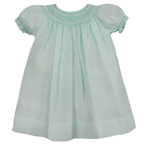 Bishop Smocked Daygown with Pearls