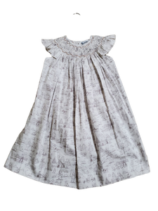 Bishop Multi Color Cotton Dress