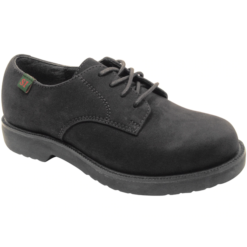 SCHOOL ISSUE SEMESTER BLACK SUEDE OXFORD (ADULT)