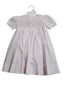 Pink Bishop Smocked Dress