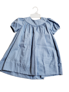 Blue Checker Cotton Dress