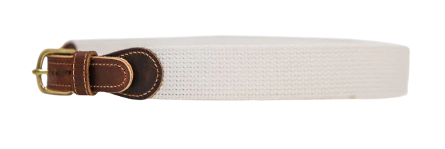 Buddy Belt - White Canvas