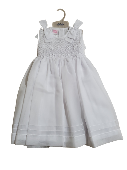 Sleeveless White Dress