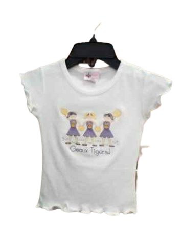 LSU Cheerleader Tee