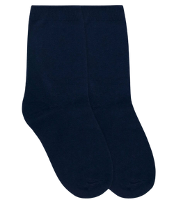 Jefferies Socks School Uniform Cotton Crew Socks Navy