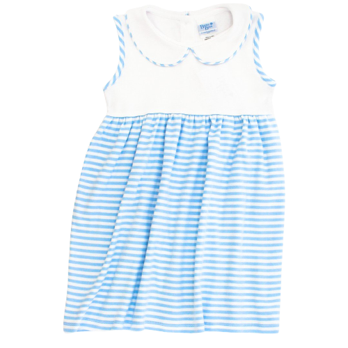 Summer Dress, Blue/White