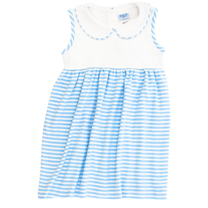 Summer Dress, Blue/White