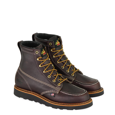 AMERICAN HERITAGE – 6″ BLACK WALNUT MOC TOE- MAXWEAR WEDGE